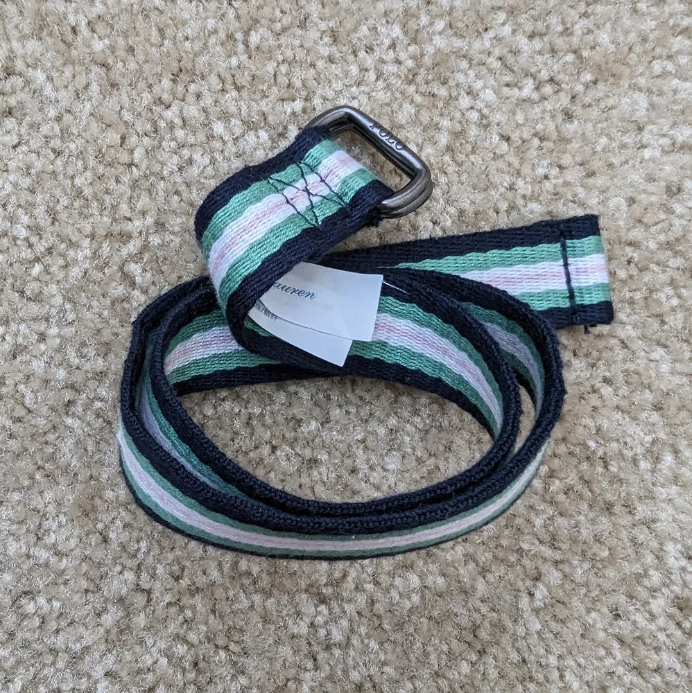 Ralph Lauren Belt Blue Green 9Mo